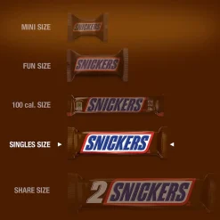Snickers Milk Chocolate Candy Bar, 1.86 oz., 48/Pack (MMM42431)