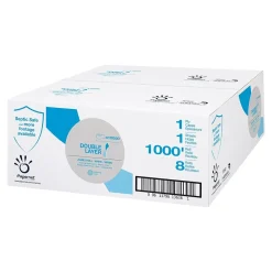 Sofidel Jumbo 1-Ply Jumbo Toilet Paper, White, 1000/Roll, 8 Rolls/Carton (410050)<Heavenly Choice Best