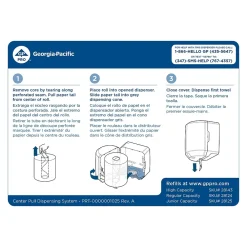 Centerpull Paper Towel Dispenser, Black (58204B)<SofPull