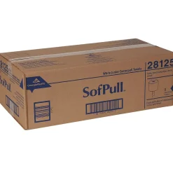 SofPull Junior Centerpull Paper Towels, 1-ply, 275 Sheets/Roll, 8 Rolls/Pack (28125)