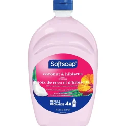 Liquid Hand Soap Refill, Coconut & Hibiscus Scent (US07162A)<Softsoap Hot
