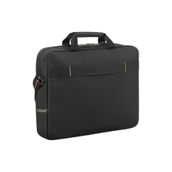 ACE Laptop Briefcase, Black/Orange Polyester (UBN106-4)<Solo Best