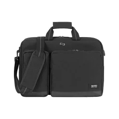Laptop Briefcase, Black Polyester (UBN310-4X)<Solo Online