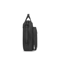 Laptop Briefcase, Black Polyester (UBN310-4X)<Solo Online