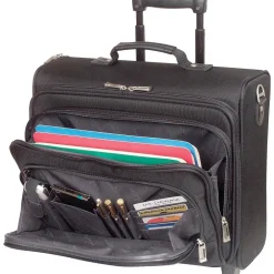 Laptop Bags|Solo New York 15.6" Polyester Rolling Laptop Bag, Black (B64-4)