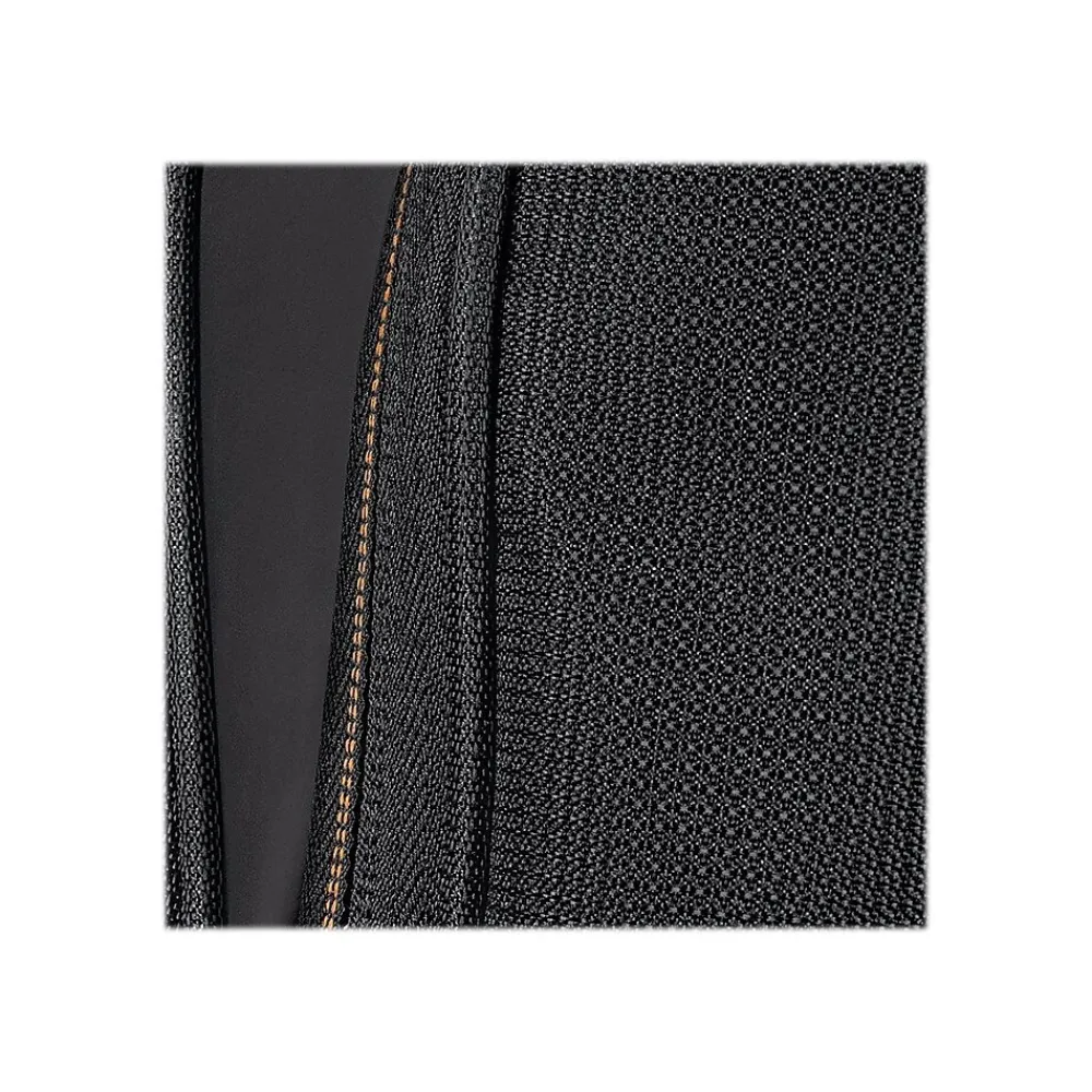 Ace Slim 15.6" Laptop Briefcase, Black/Orange Polyester (UBN101-4)<Solo New York Clearance