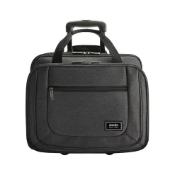 Bryant Polyester Briefcase, Laptop Compatible, Rolling, TSA Checkpoint Friendly, Gray (PT138-4/10)<Solo New York Online