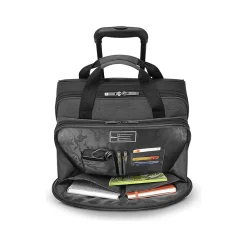 Bryant Polyester Briefcase, Laptop Compatible, Rolling, TSA Checkpoint Friendly, Gray (PT138-4/10)<Solo New York Online