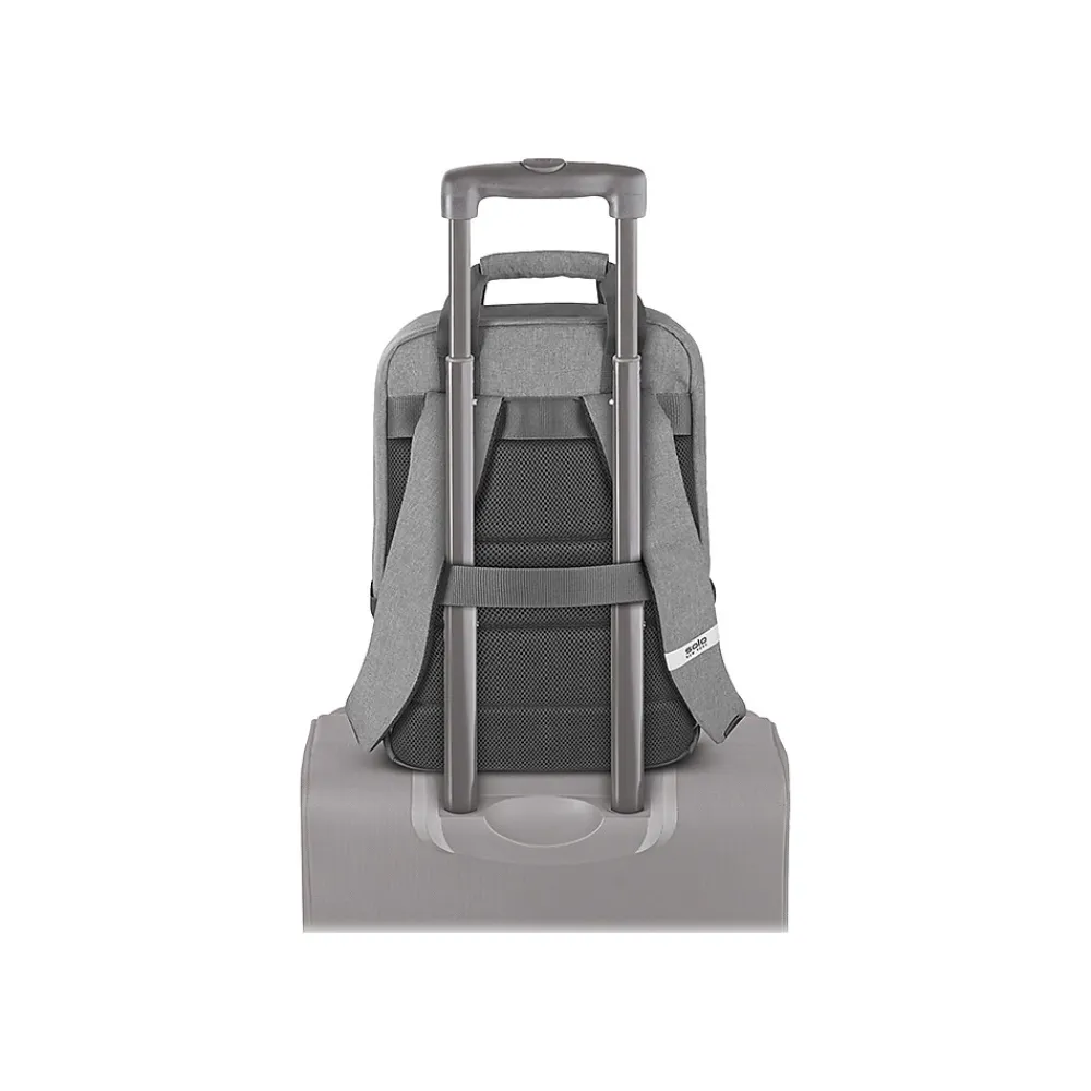 Solo New York Claim 15.6" Laptop Backpack, Heathered Gray Polyester (UBN760-10)