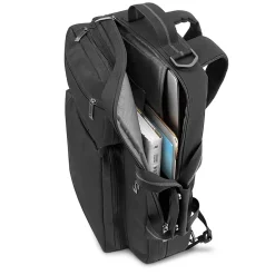 Duane Hybrid Polyester Briefcase, Laptop Compatible, Grey (UBN31010)<Solo New York Clearance