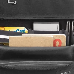 Duane Hybrid Polyester Briefcase, Laptop Compatible, Grey (UBN31010)<Solo New York Clearance