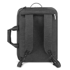 Duane Hybrid Polyester Briefcase, Laptop Compatible, Grey (UBN31010)<Solo New York Clearance