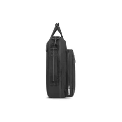 Duane Hybrid Polyester Briefcase, Laptop Compatible, Black (UBN310-4)<Solo New York Outlet