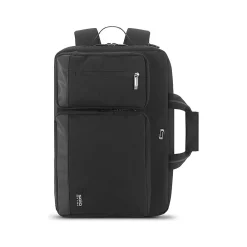 Duane Hybrid Polyester Briefcase, Laptop Compatible, Black (UBN310-4)<Solo New York Outlet