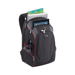 Force Launch Backpack, Solid, Black/Red/Gray (ACV711-4)<Solo New York Online