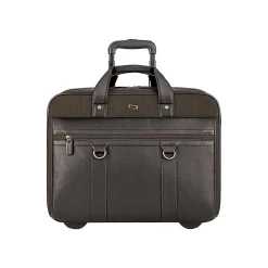 Laptop Bags|Solo New York Macdougal 17.3" Vinyl Rolling Laptop Bag, Olive (EXE935-3)