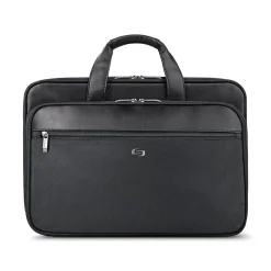 Midtown Collection Paramount Laptop Briefcase, Black Polyester (SGB300-4)<Solo New York