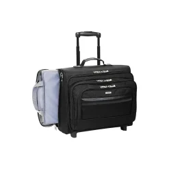 Midtown Collection Columbus Laptop Rolling Briefcase, Black Polyester (B64-4)<Solo New York Discount