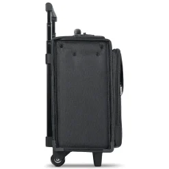 Midtown Collection Morgan Laptop Rolling Briefcase, Black Polyester (B151-4)<Solo New York Online