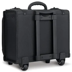 Midtown Collection Morgan Laptop Rolling Briefcase, Black Polyester (B151-4)<Solo New York Online