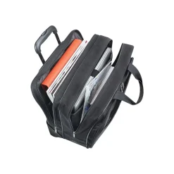 Midtown Empire Laptop Rolling Briefcase, Black Polyester (CLS910-4)<Solo New York Discount