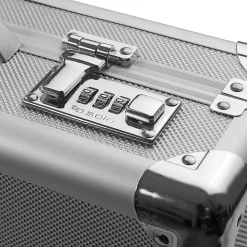 Midtown Fifth Avenue Hard-Sided Aluminum Attache, Laptop Compatible, Titanium (AC100-10)<Solo New York New