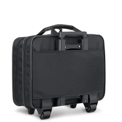 Midtown Laptop Rolling Briefcase, Black Polyester (B100-4)<Solo New York Outlet