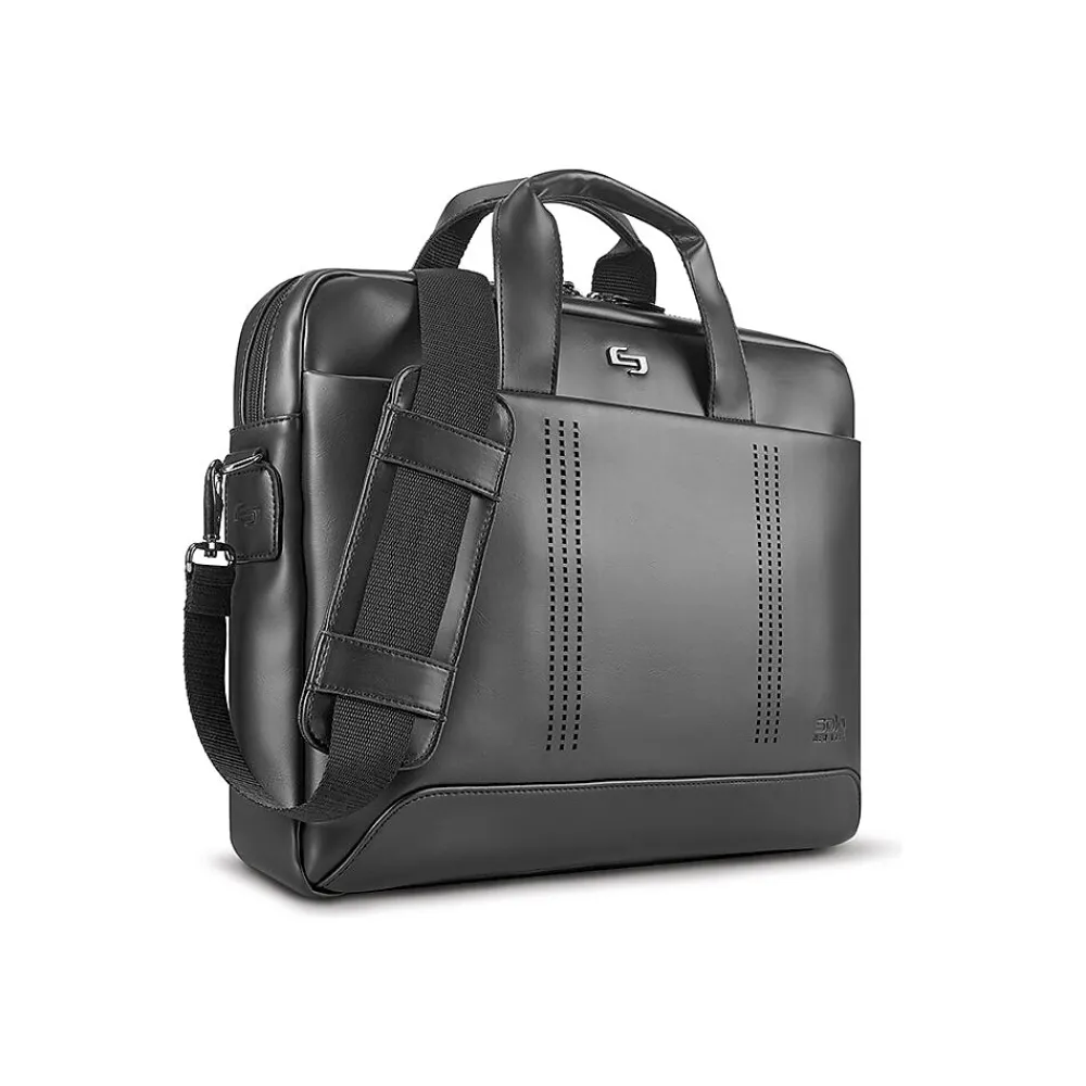 Laptop Bags|Solo New York Murray 15.6" Vinyl Laptop Bag, Black (VNL100-4)