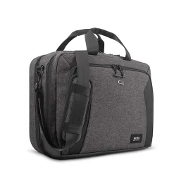 Nomad Collection Voyage Laptop Briefcase, Gray Polyester (NOM301-10)<Solo New York Discount