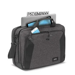 Nomad Collection Voyage Laptop Briefcase, Gray Polyester (NOM301-10)<Solo New York Discount