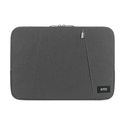 Oswald Polyester Laptop Sleeve for 15.6" Laptops, Gray (SLV1615-10)<Solo New York Outlet
