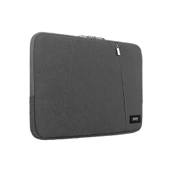 Oswald Polyester Laptop Sleeve for 13.3" Laptops, Gray (SLV1613-10)<Solo New York New