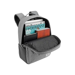 Solo New York Re:cover Laptop Backpack, Heathered Gray Polyester (UBN761-10)