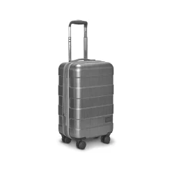 Re:serve 22" Hardside Carry-On Suitcase, 4-Wheeled Spinner, TSA Checkpoint Friendly, Gray (UBN921-10)<Solo New York