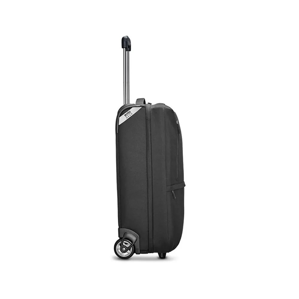Re:treat 22" Carry-On Suitcase, 2-Wheeled, TSA Checkpoint Friendly, Black (UBN914-4)<Solo New York Hot