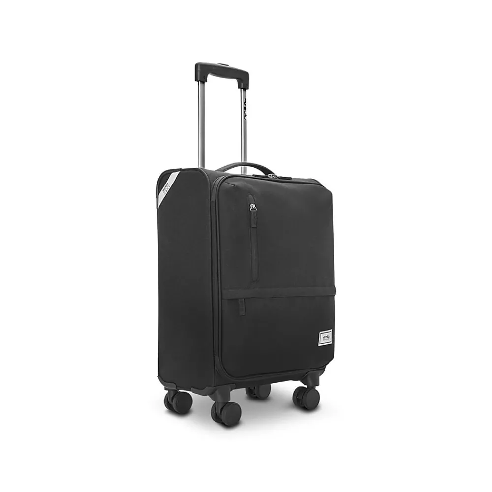 Re:treat 22" Carry-On Suitcase, 4-Wheeled Spinner, TSA Checkpoint Friendly, Black (UBN930-4)<Solo New York Hot