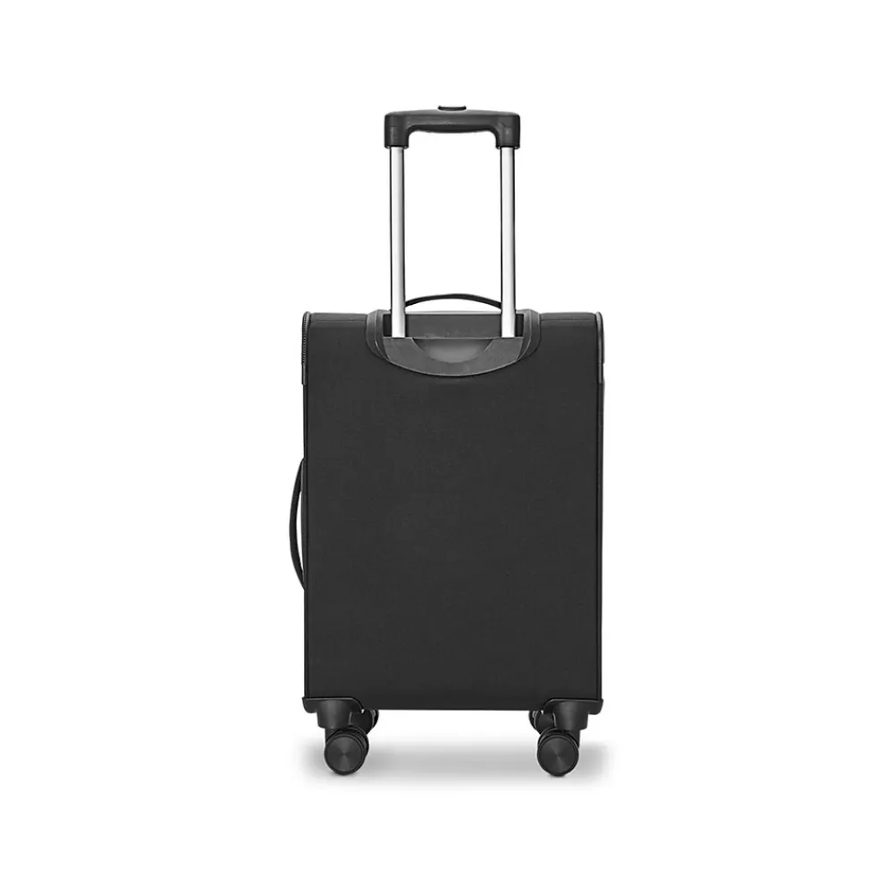 Re:treat 22" Carry-On Suitcase, 4-Wheeled Spinner, TSA Checkpoint Friendly, Black (UBN930-4)<Solo New York Hot