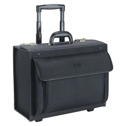 Rolling Catalog 15.4" Laptop Case, Combo Lock, Black, (PV78-4)<Solo New York Best