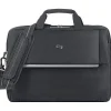 Urban Chrysler Polyester Briefcase, Laptop Compatible, Black (LVL330-4)<Solo New York New