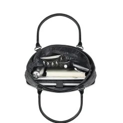 Urban Waldorf Vinyl Tote Bag, Black (CLA852-4)<Solo New York New