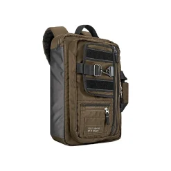 Solo New York Zone Laptop Briefcase/Backpack Hybrid, Khaki Nylon (UBN350-3)