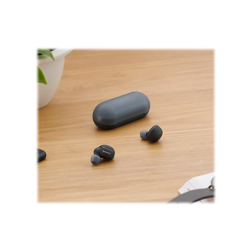 Wireless Earbuds, Bluetooth, Black (WFC500/B)<Sony