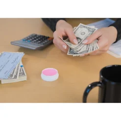 Best Sortkwik 1.75 oz. Fingertip Moistener, Pink (10134)