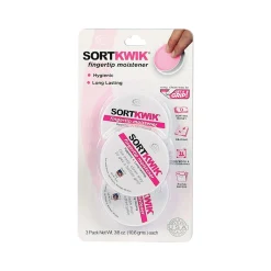 Hot Sortkwik 0.38 oz. Fingertip Moistener, Pink (20053)
