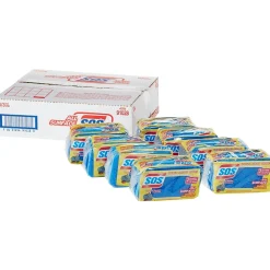 All Surface Scrubber Sponge, 3 Sponges/Pack, 8 Packs/Case (91028)<S.O.S Online