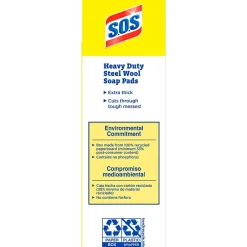 CloroxPro Steel Wool Soap Pads, 15/Box (88320)<S.O.S New