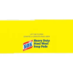 CloroxPro Steel Wool Soap Pads, 15/Box (88320)<S.O.S New