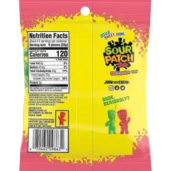 Sour Patch Kids Watermelon Gummy Candy, 5 oz, 12/Carton (JAR1506224)