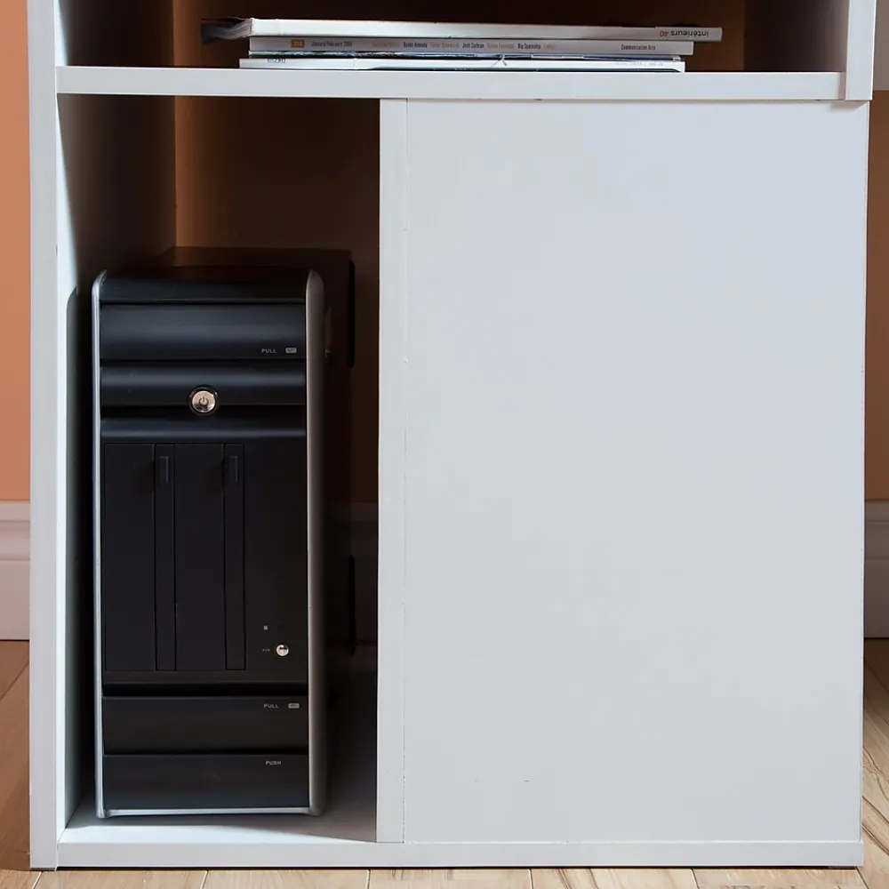 Office Desks*South Shore Annexe 48"W Home Office Computer Desk, (9053070) Pure White