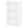 Bookcases*South Shore Axess 3-Shelf Bookcase, Pure White (7250766C)